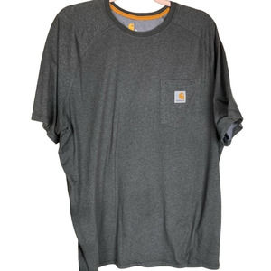 Carhartt Relaxed Pocket Tee Fit Dark Gray XL Men's Short Sleeve Shirt